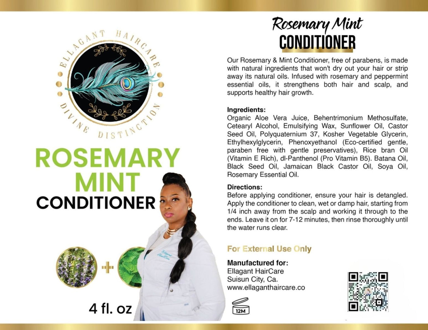 Rosemary Mint Shampoo 4 oz