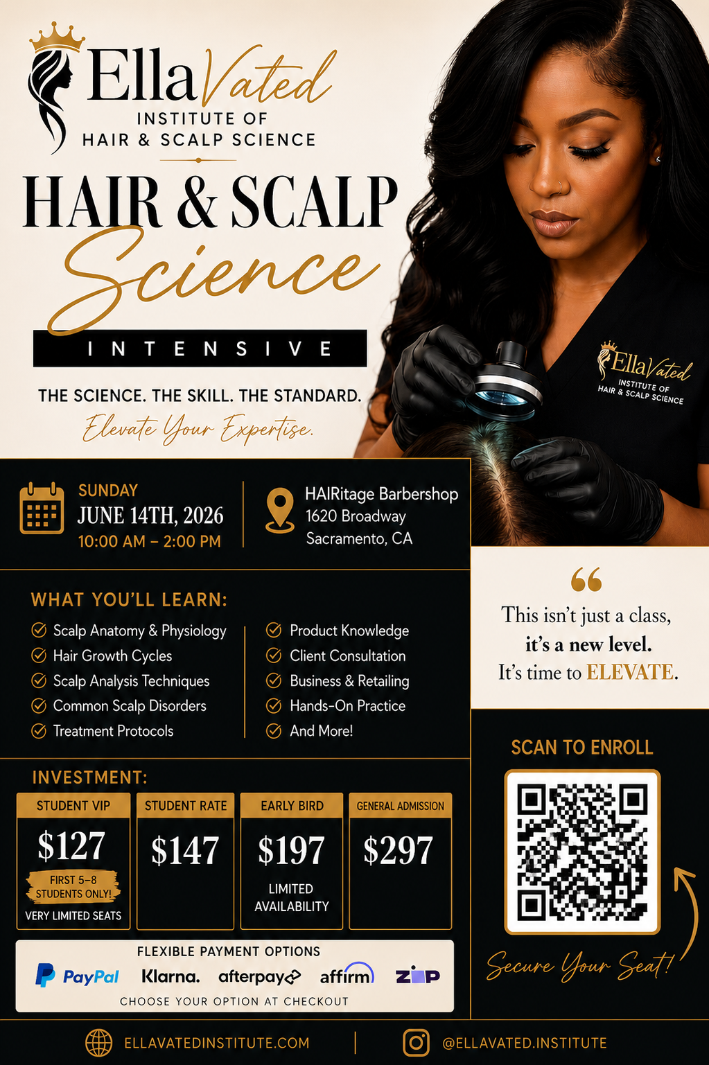 Hair & Scalp Science Intensive

1-Day Educational Experience